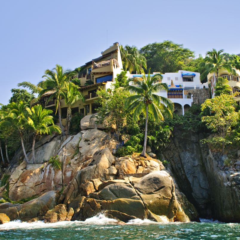 luxury homes on cliff puerto vallarta