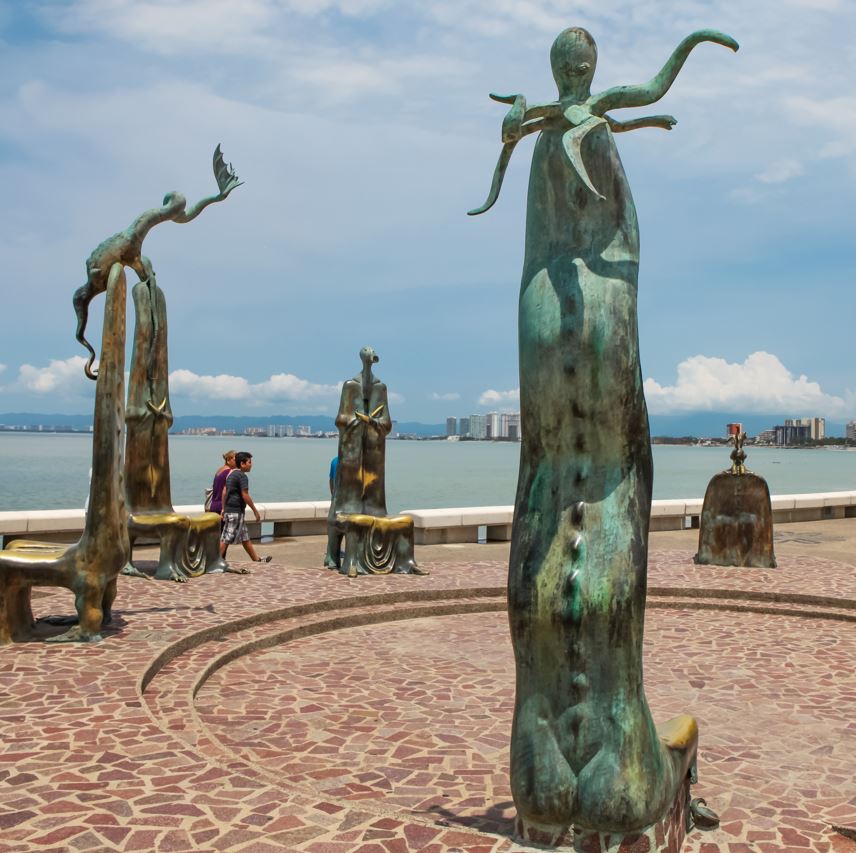 sculptures rotunda of the sea puerto vallarta