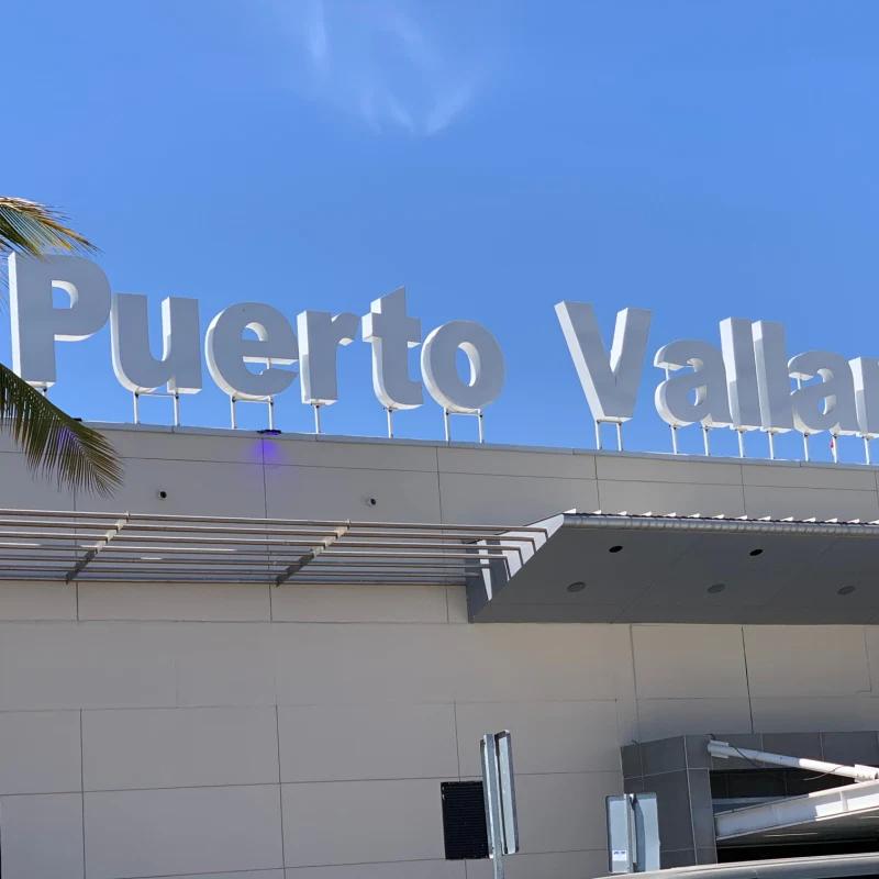 Entrance of Puerto Vallarta Airport